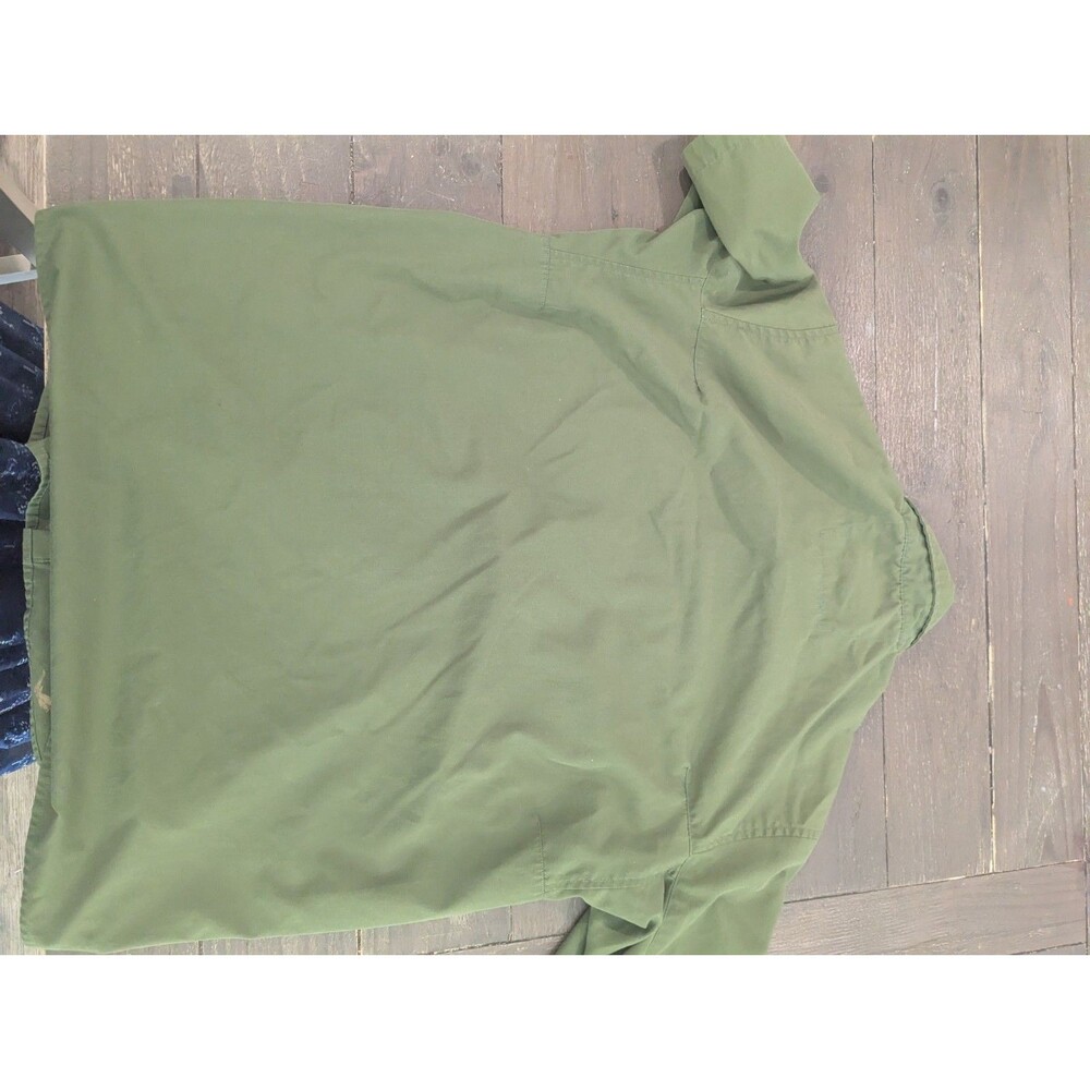 Mens Magpul Sz Medium Stretch Green Short Sleeve Button Up Shirt - Picture 8 of 8